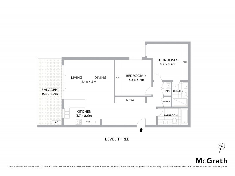 Unit 343/7 Winning Street, Kellyville NSW 2155 Floorplan