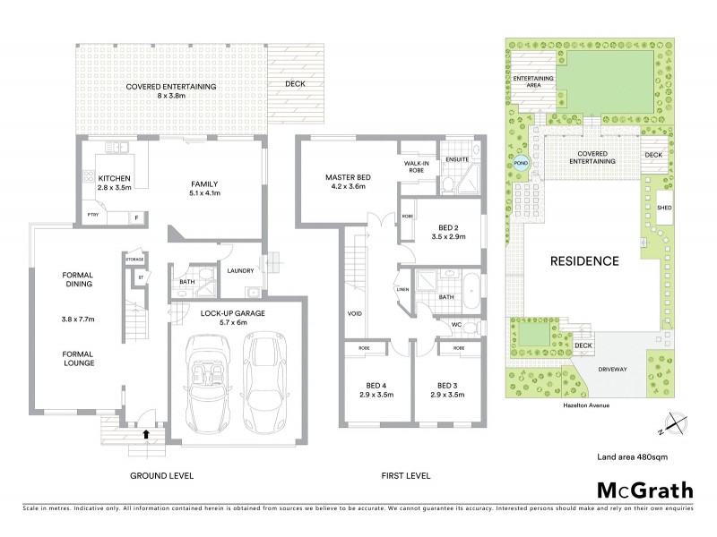 16 Hazelton Avenue, Kellyville Ridge NSW 2155 Floorplan