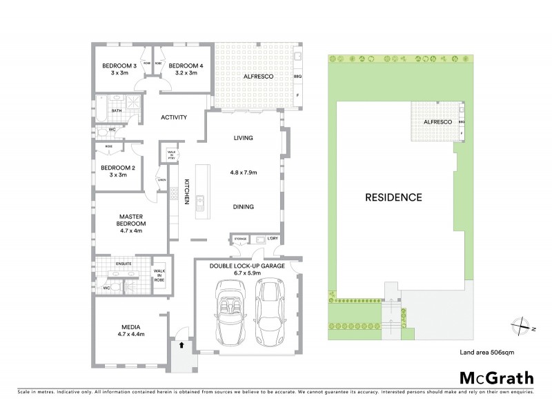 4 Burnside Street, Kellyville Ridge NSW 2155 Floorplan