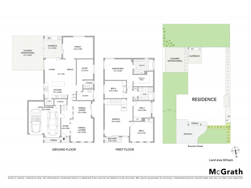 12 Braunton Street, Kellyville Ridge NSW 2155 Floorplan
