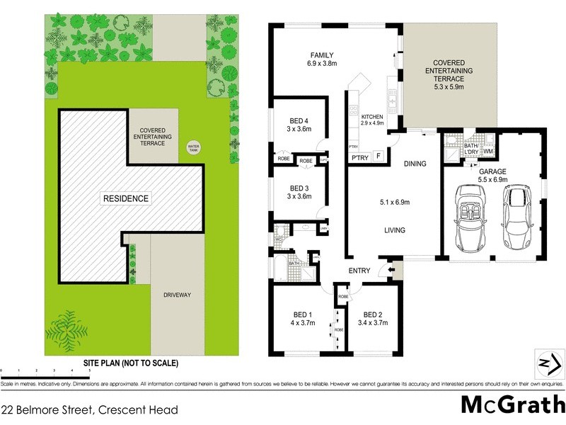 22 Belmore Street, Crescent Head NSW 2440 Floorplan
