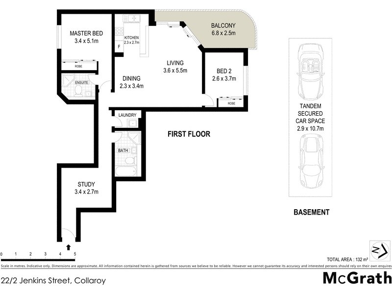 22/2 Jenkins Street, Collaroy NSW 2097 Floorplan