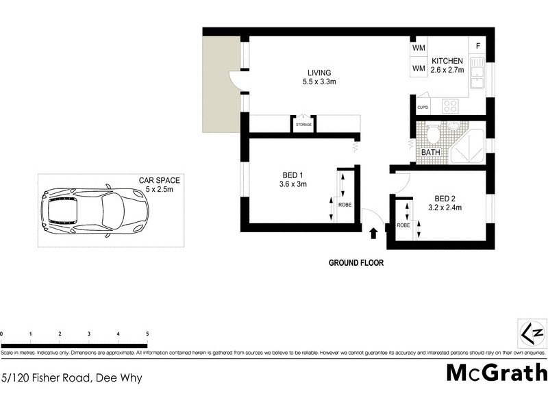 5/120 Fisher Road, Dee Why NSW 2099 Floorplan