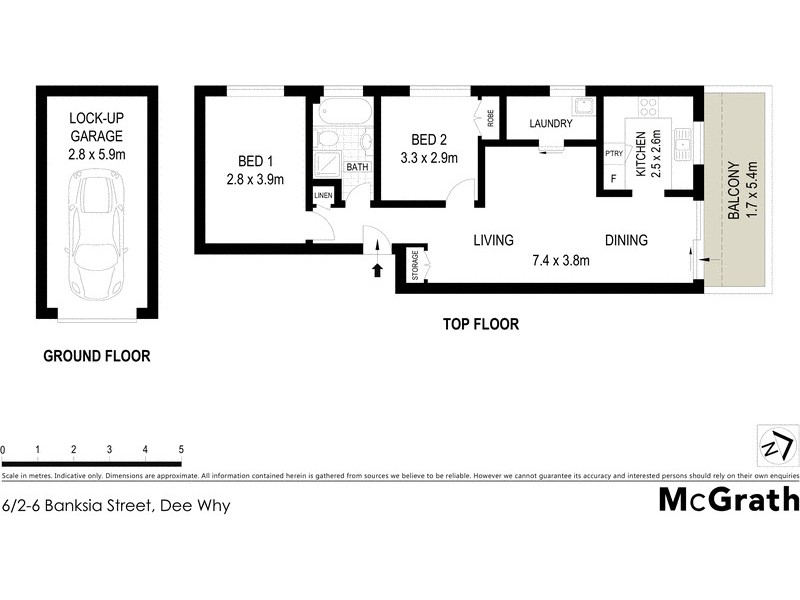 6/2 Banksia Street, Dee Why NSW 2099 Floorplan