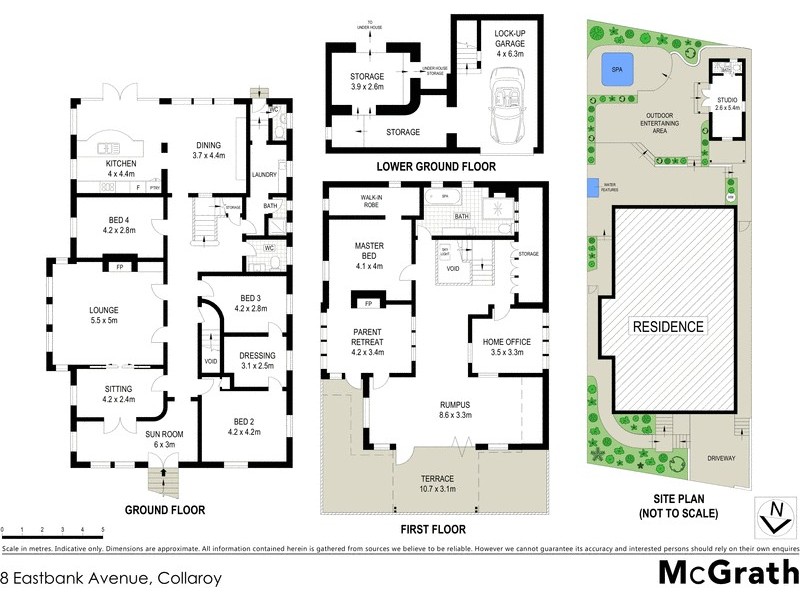 8 Eastbank Avenue, Collaroy NSW 2097 Floorplan