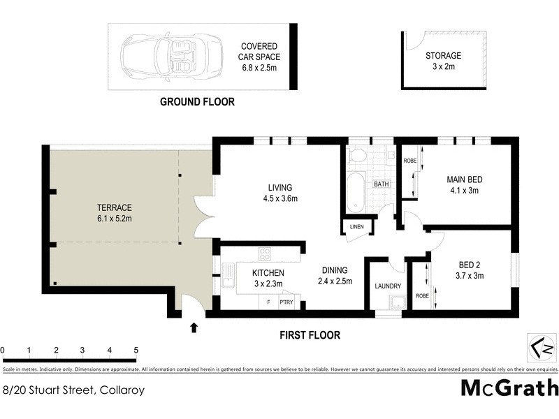 8/20 Stuart Street, Collaroy NSW 2097 Floorplan