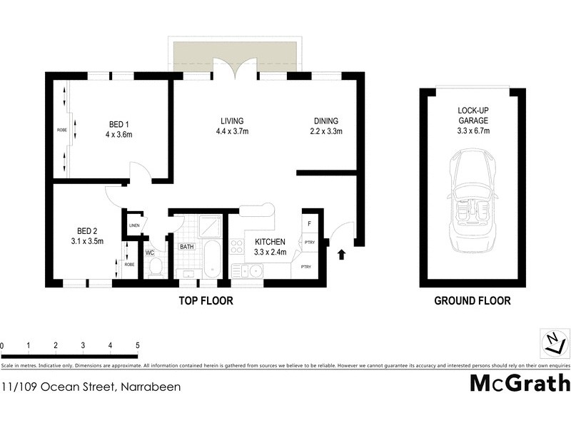 11/109 Ocean Street, Narrabeen NSW 2101 Floorplan