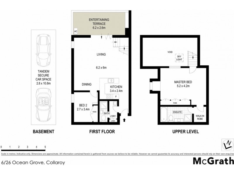 6/26 Ocean Grove, Collaroy NSW 2097 Floorplan