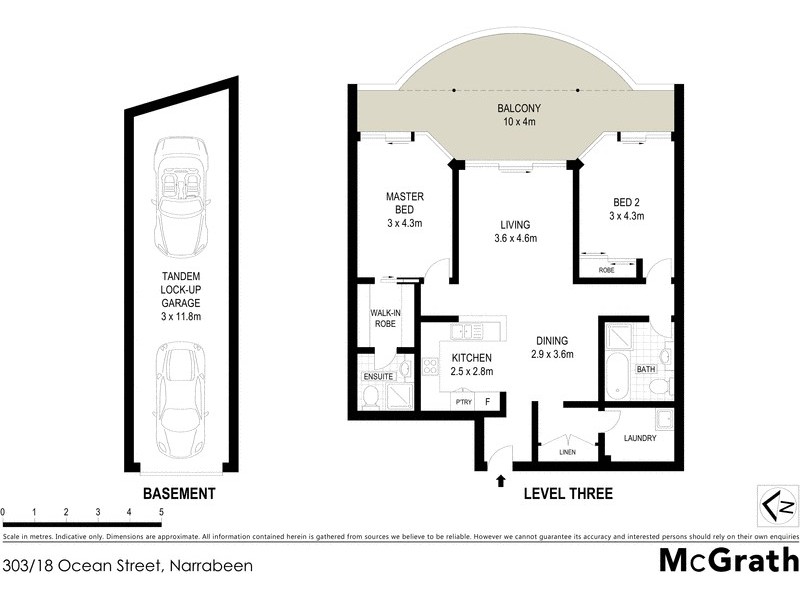 303/18 Ocean Street, Narrabeen NSW 2101 Floorplan