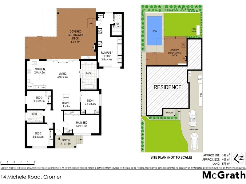 14 Michele Road, Cromer NSW 2099 Floorplan