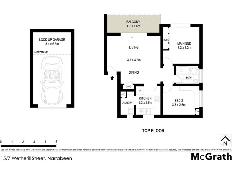 15/7 Wetherill Street, Narrabeen NSW 2101 Floorplan