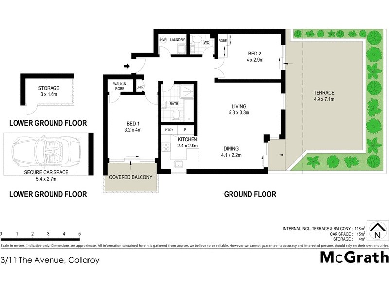 3/11 The Avenue, Collaroy NSW 2097 Floorplan