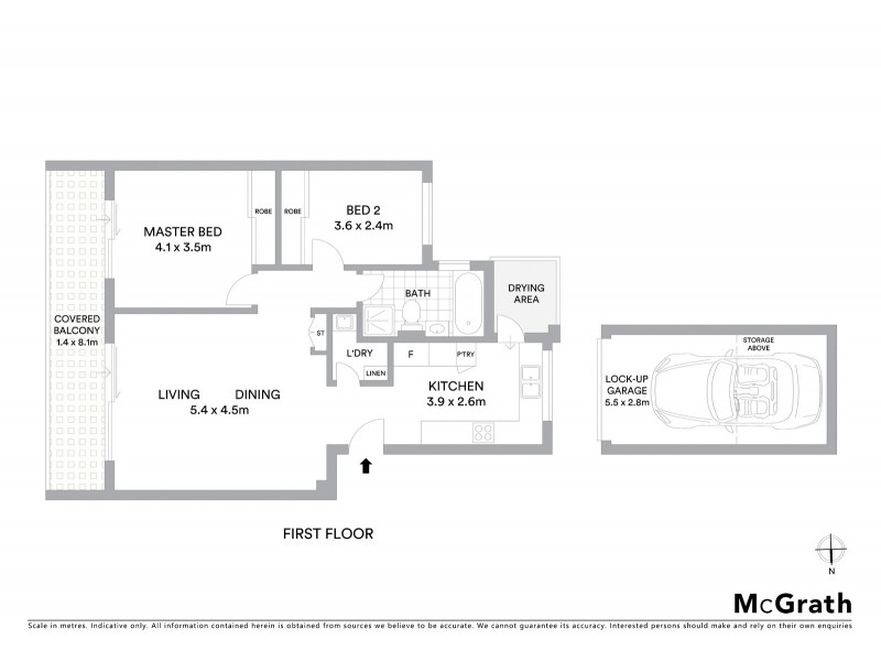 26/17 Frazer Street, Collaroy NSW 2097 Floorplan