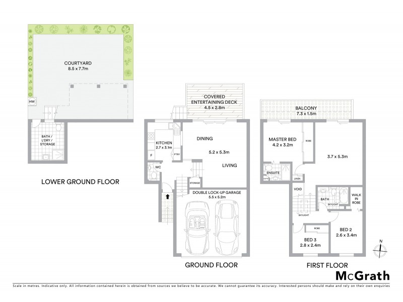 3/7 Brissenden Avenue, Collaroy NSW 2097 Floorplan