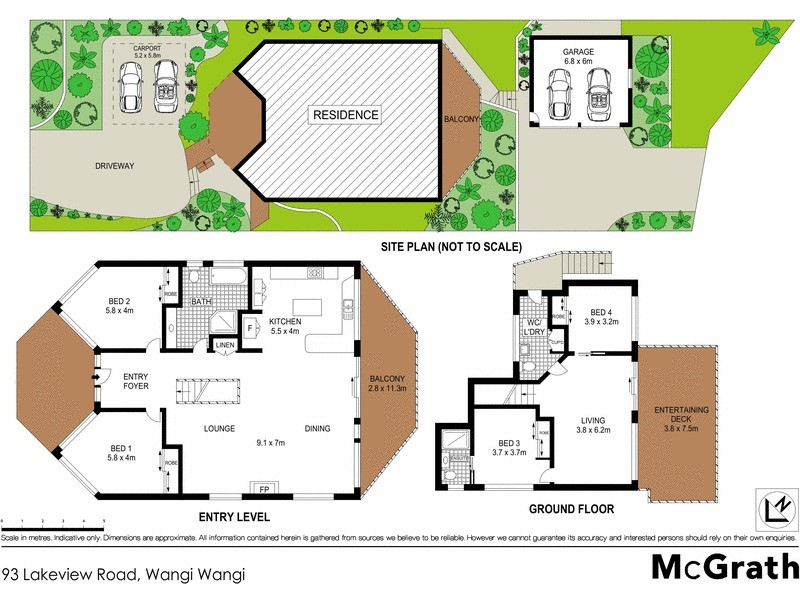 93 Lakeview Road, Wangi Wangi NSW 2267 Floorplan