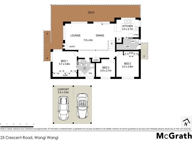 25 Crescent Road, Wangi Wangi NSW 2267 Floorplan