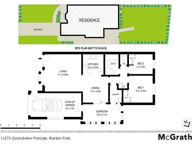1/275 Grandview Road, Rankin Park NSW 2287 Floorplan