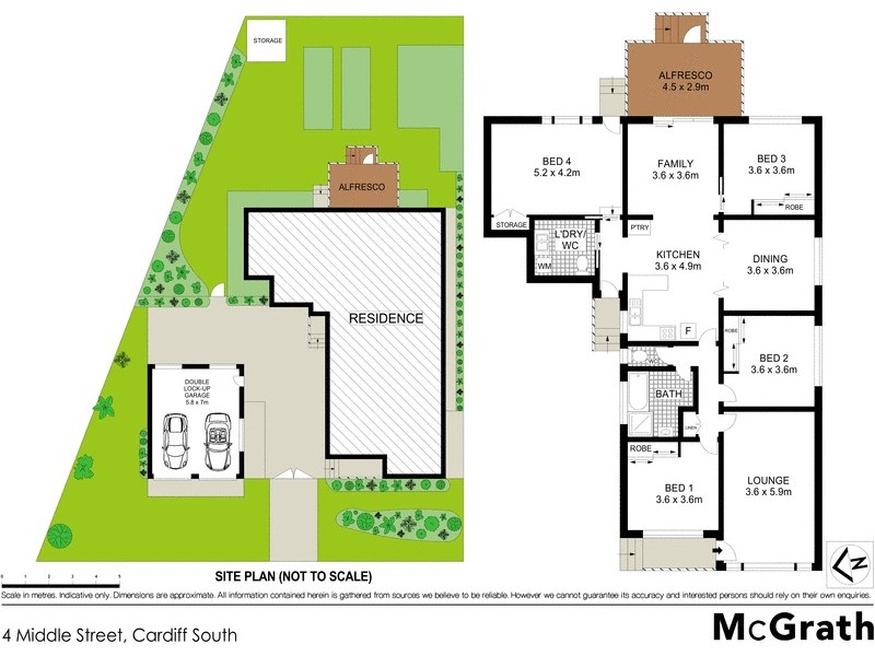4 Middle Street, Cardiff South NSW 2285 Floorplan