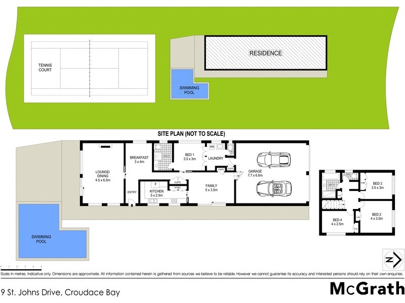 9 St Johns Drive, Croudace Bay NSW 2280 Floorplan