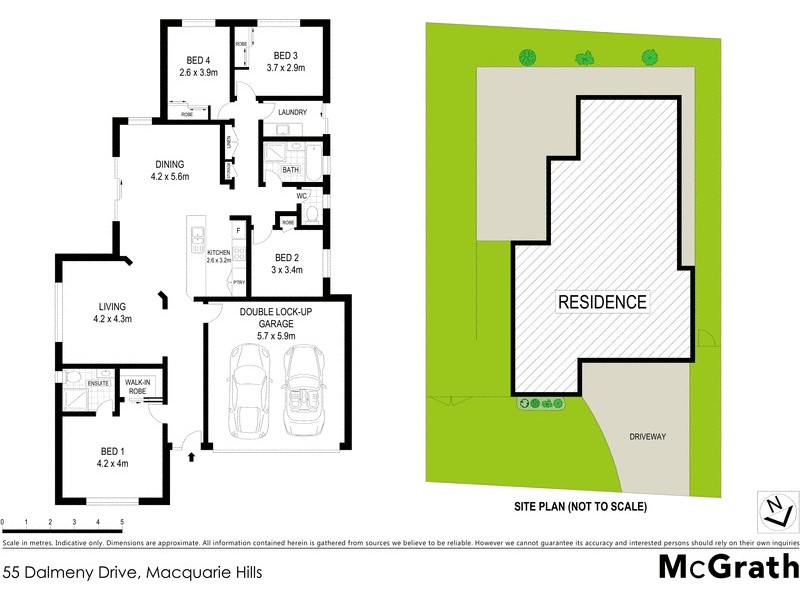 55 Dalmeny Drive, Macquarie Hills NSW 2285 Floorplan