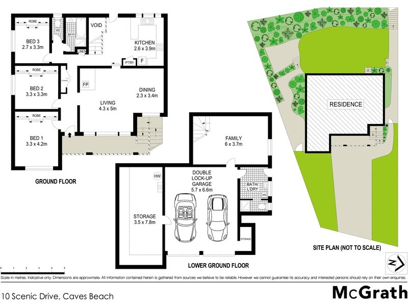 10 Scenic Drive, Caves Beach NSW 2281 Floorplan