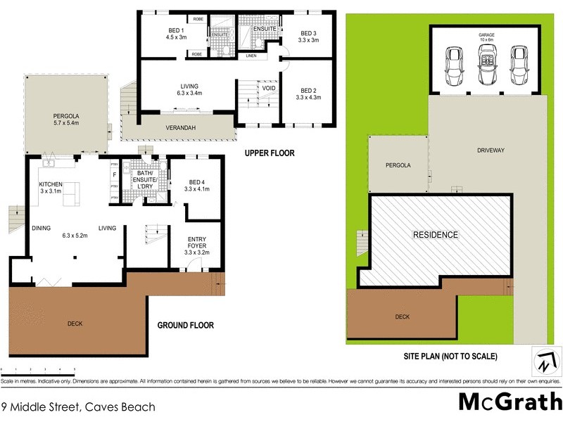9 Middle Street, Caves Beach NSW 2281 Floorplan