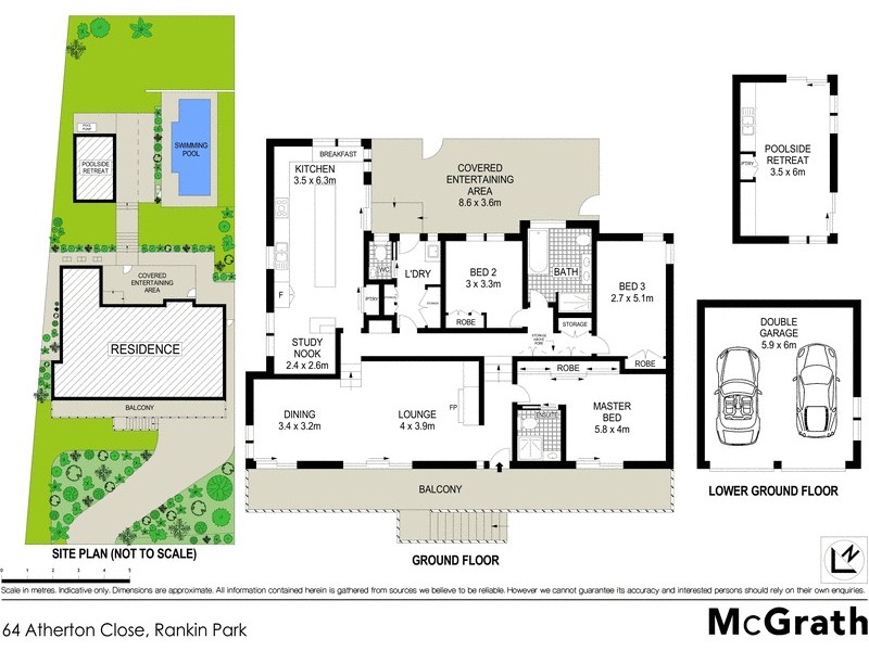 64 Atherton Close, Rankin Park NSW 2287 Floorplan