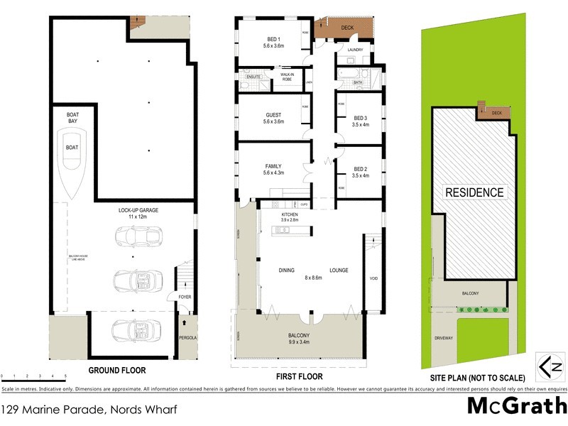 129 Marine Parade, Nords Wharf NSW 2281 Floorplan