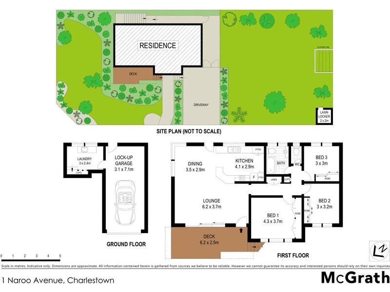 1 Naroo Avenue, Charlestown NSW 2290 Floorplan