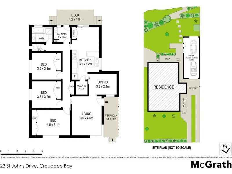 23 St Johns Drive, Croudace Bay NSW 2280 Floorplan
