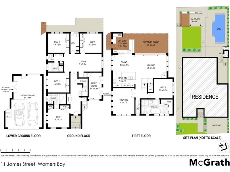 11 James Street, Warners Bay NSW 2282 Floorplan