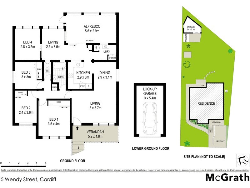 5 Wendy Street, Cardiff NSW 2285 Floorplan