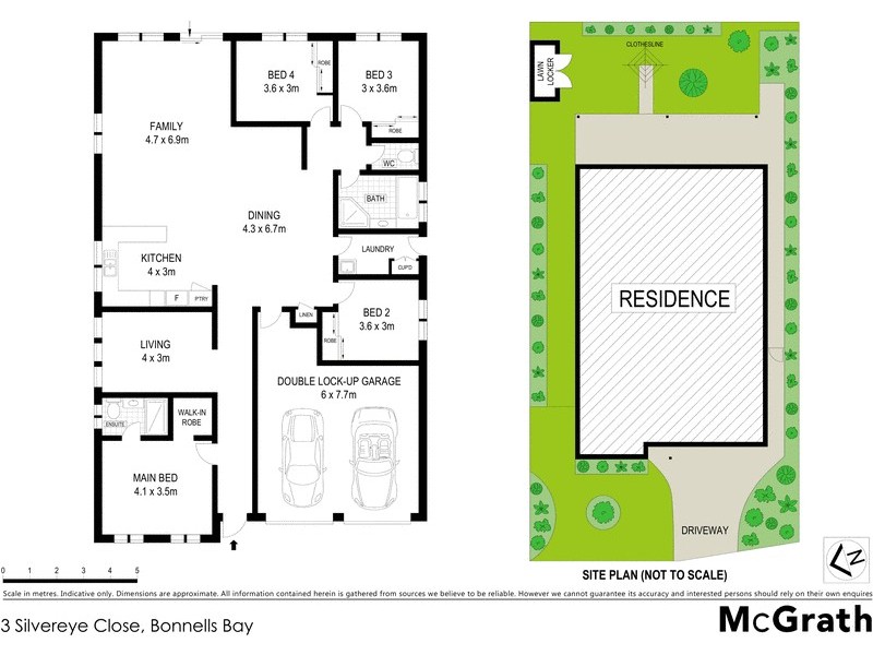 3 Silvereye Close, Bonnells Bay NSW 2264 Floorplan