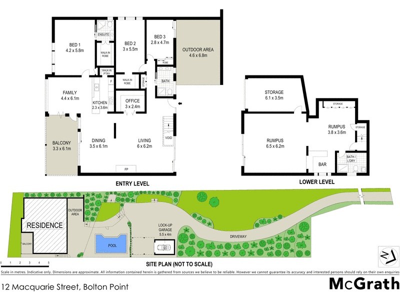 12 Macquarie Street, Bolton Point NSW 2283 Floorplan