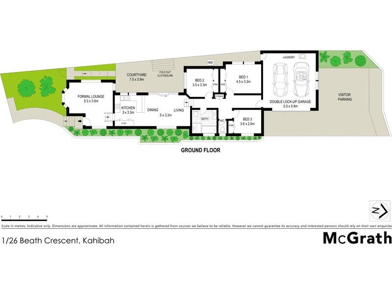 1/26 Beath Crescent, Kahibah NSW 2290 Floorplan