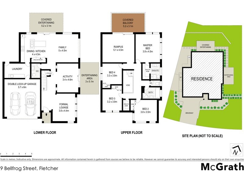 9 Bellfrog Street, Fletcher NSW 2287 Floorplan
