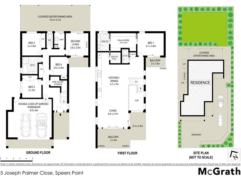 5 Joseph Palmer Close, Speers Point NSW 2284 Floorplan