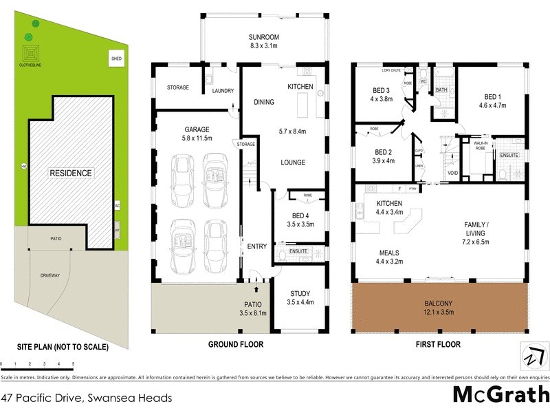 47 Pacific Drive, Swansea Heads NSW 2281 Floorplan
