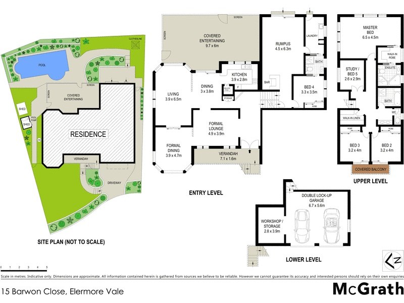 15 Barwon Close, Elermore Vale NSW 2287 Floorplan