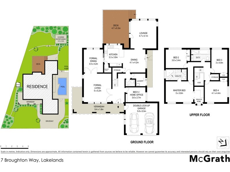 7 Broughton Way, Lakelands NSW 2282 Floorplan