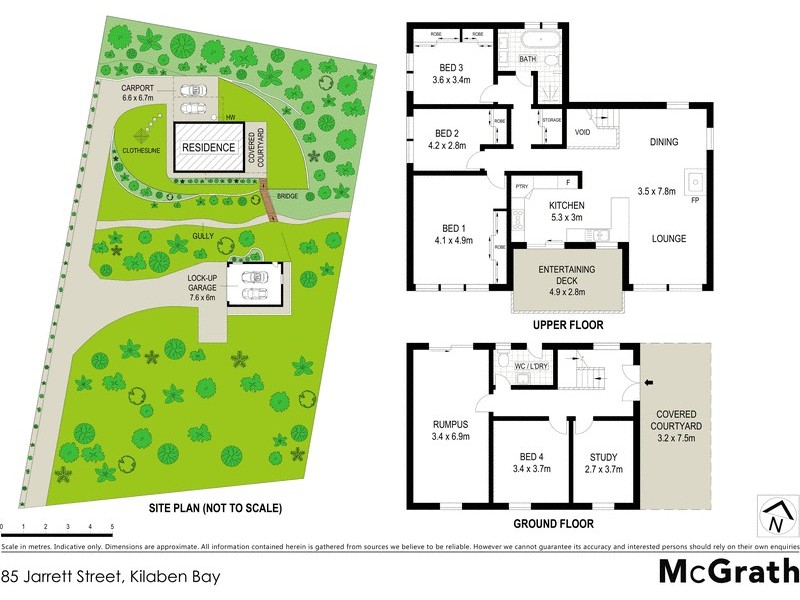 85 Jarrett Street, Kilaben Bay NSW 2283 Floorplan
