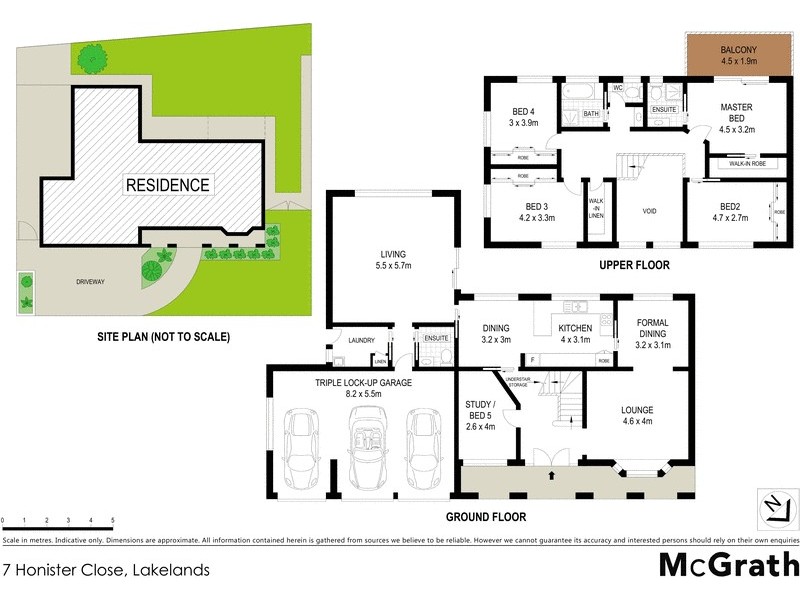 7 Honister Close, Lakelands NSW 2282 Floorplan