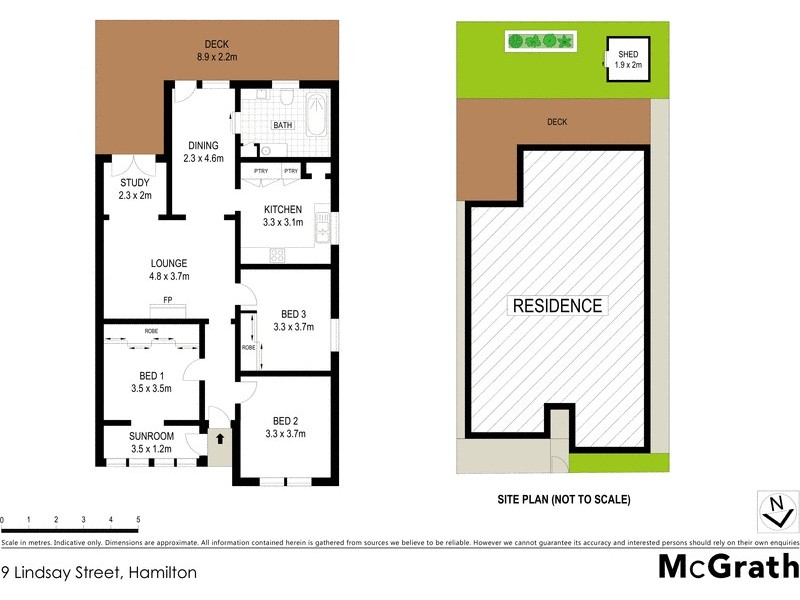 9 Lindsay Street, Hamilton NSW 2303 Floorplan
