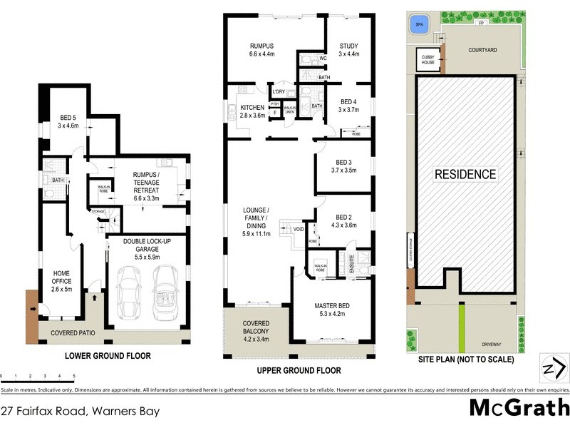 27 Fairfax Road, Warners Bay NSW 2282 Floorplan