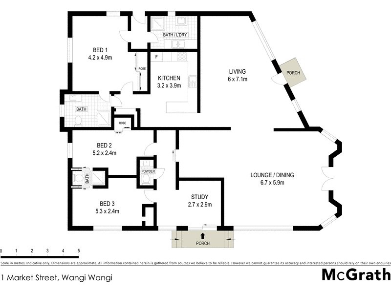 1 Market Street, Wangi Wangi NSW 2267 Floorplan