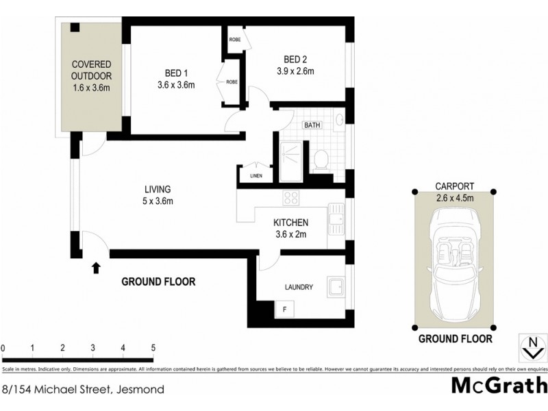 8/154 Michael Street, Jesmond NSW 2299 Floorplan