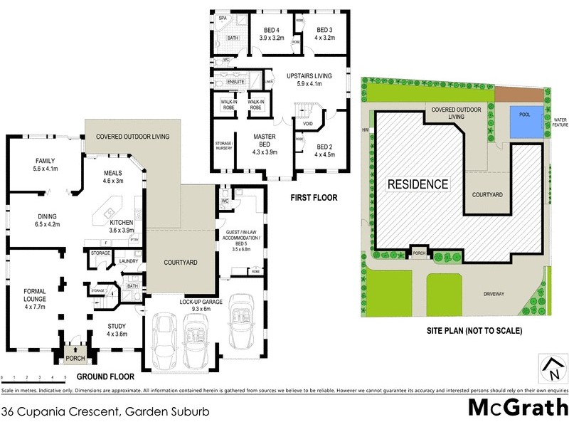 36 Cupania Crescent, Garden Suburb NSW 2289 Floorplan