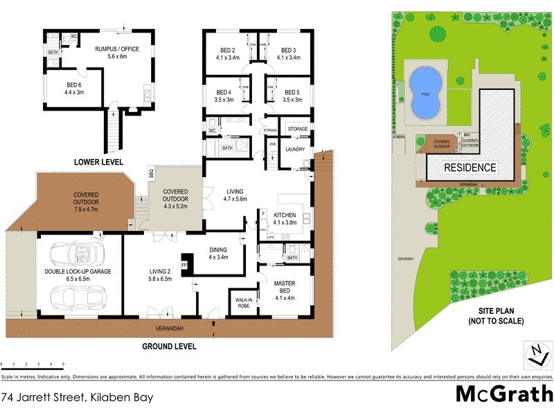 74 Jarrett Street, Kilaben Bay NSW 2283 Floorplan