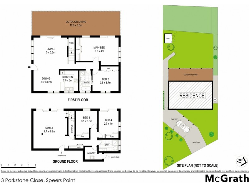 3 Parkstone Close, Speers Point NSW 2284 Floorplan