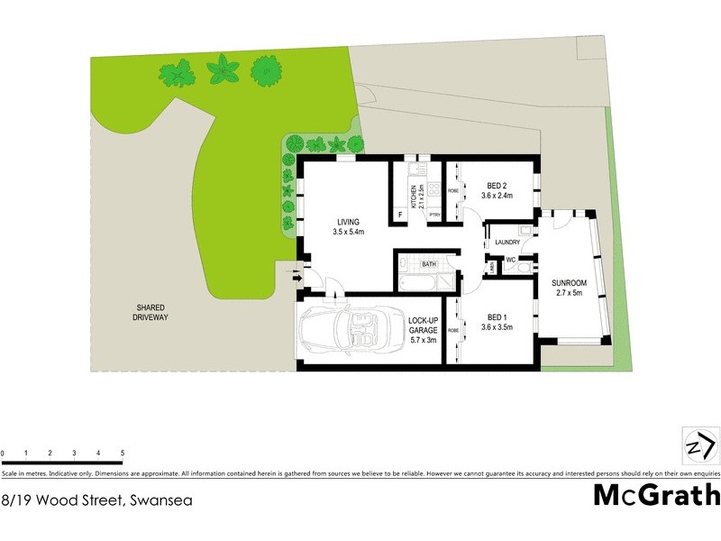 8/19 Wood Street, Swansea NSW 2281 Floorplan